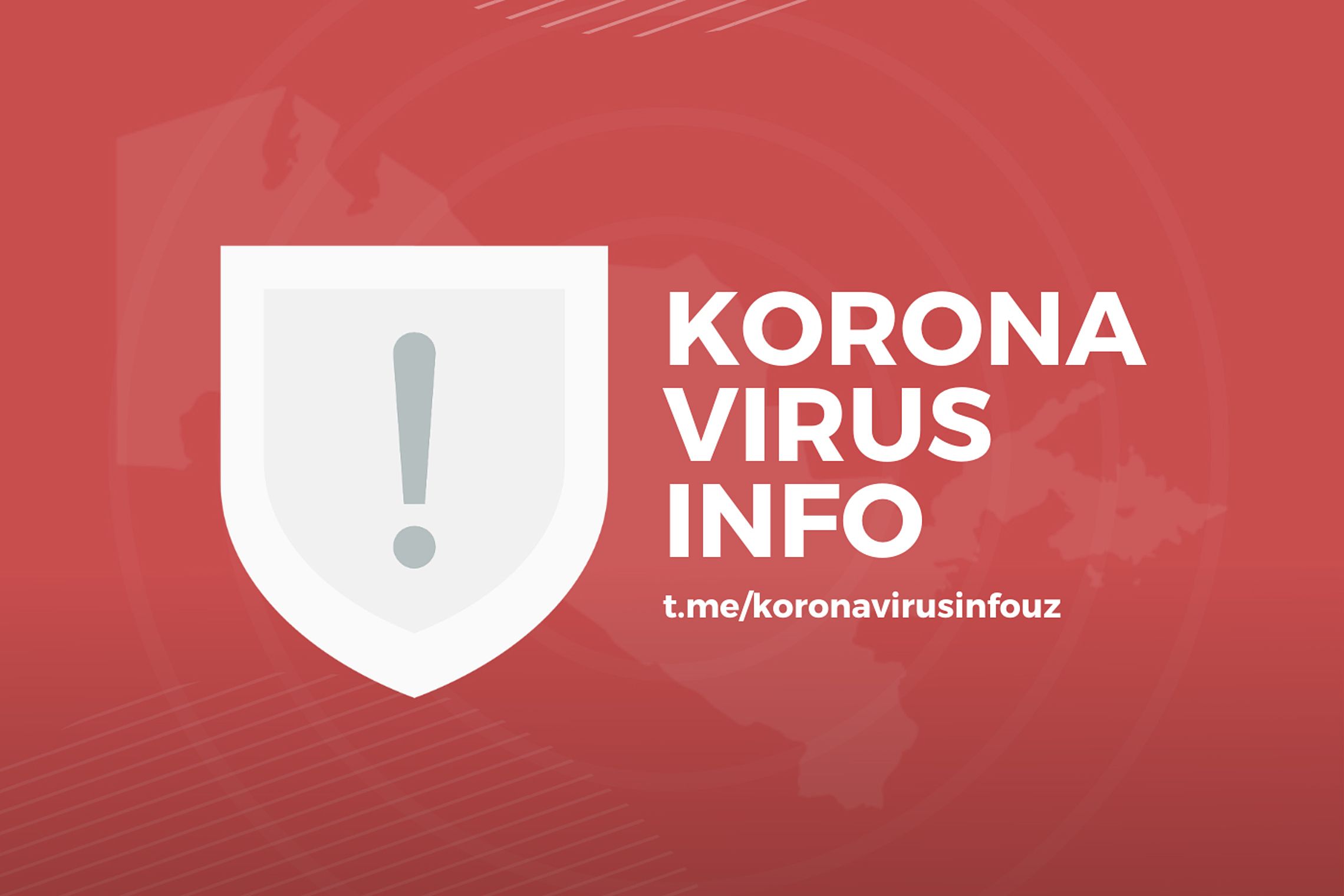 Запущен официальный канал Koronavirus info